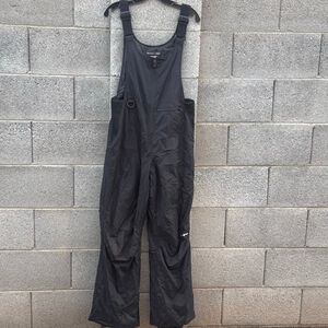 Vintage Outdoor Gear Black Ski Bib & Snowboard Bib Overalls M
